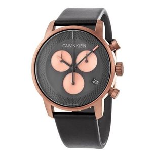 New men's Calvin Klein city chronograph quartz watch